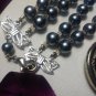 Vintage Modern Ladies Costume Beaded Statement Necklace Lot 3 pc bold bright