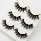 3 pairs Lashes 3D False Eyelashes Crisscross Thick Natural