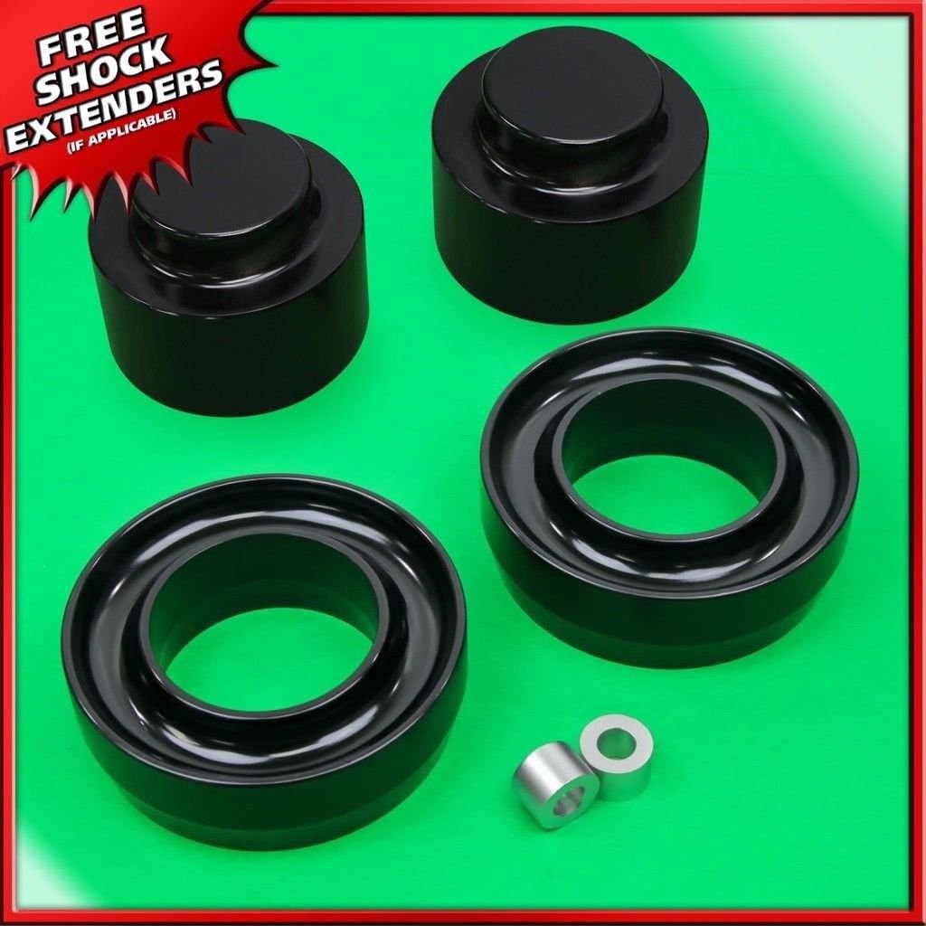 3" Front + 2" Rear Black Billet Level Lift Kit 2009-2018 Dodge Ram 1500 2WD