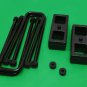 Rear Lift Kit 3" Steel Blocks + U-Bolts For 86-98 Toyota IFS Pickup T100 4WD 2WD