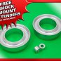 2.5" Front Lift Kit Billet Silver Spacers for 92-99 Chevy Suburban 1500 2500 2WD