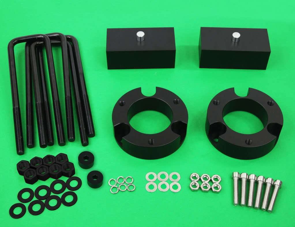 Full 2" Front + Rear Full Billet Level Lift Kit For 07-21 Toyota Tundra 2WD 4WD