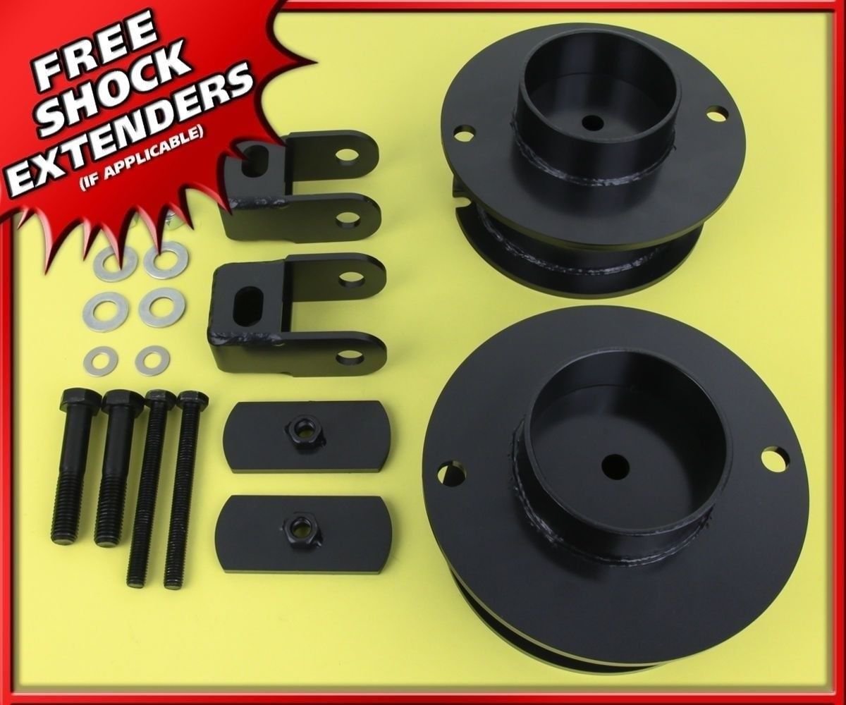 3&acirc;�� Front Level Lift Kit Steel Spacers w/ Extenders 13-19 Dodge Ram 2500 3500 4wd