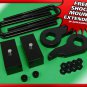 01-06 Chevy Avalanche 2WD 4WD 8-Lug Steel Adj 1-3" F Key + 1" R Blocks Lift Kit