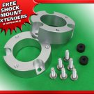 2.5" Front Level Lift Kit Silver Strut Spacers for 09-12 Suzuki Equator 2wd 4wd