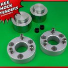 07-13 Chevy Avalanche 2wd 4wd 6-Lug Complete 3" F + R Lift Kit Silver Billet Kit