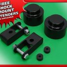 07-14 Cadillac Escalade 2WD 4WD 3" Rear Lift Black Billet Kit w/ Extenders