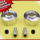 2" Front Lift Kit Silver Billet Spacers w/ Stud Extenders 83-96 Ford Ranger 2WD