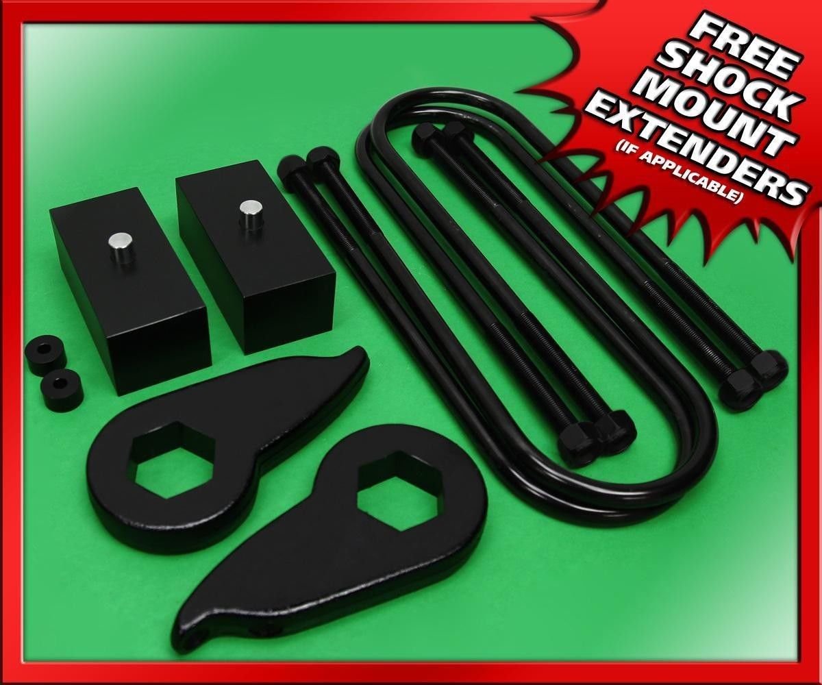 1-3" Front Steel Key + 3" Billet Rear Lift Kit 97-04 Ford F150 Inc. Heritage 4x4