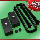 For 86-95 Toyota IFS Pickup 1.5" Rear Lift Kit Billet Blocks w/ U-Bolts 2WD 4WD
