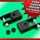 Steel Rear Shock Extender Brackets for 2004-2012 GMC Canyon Chevy Colorado 4WD