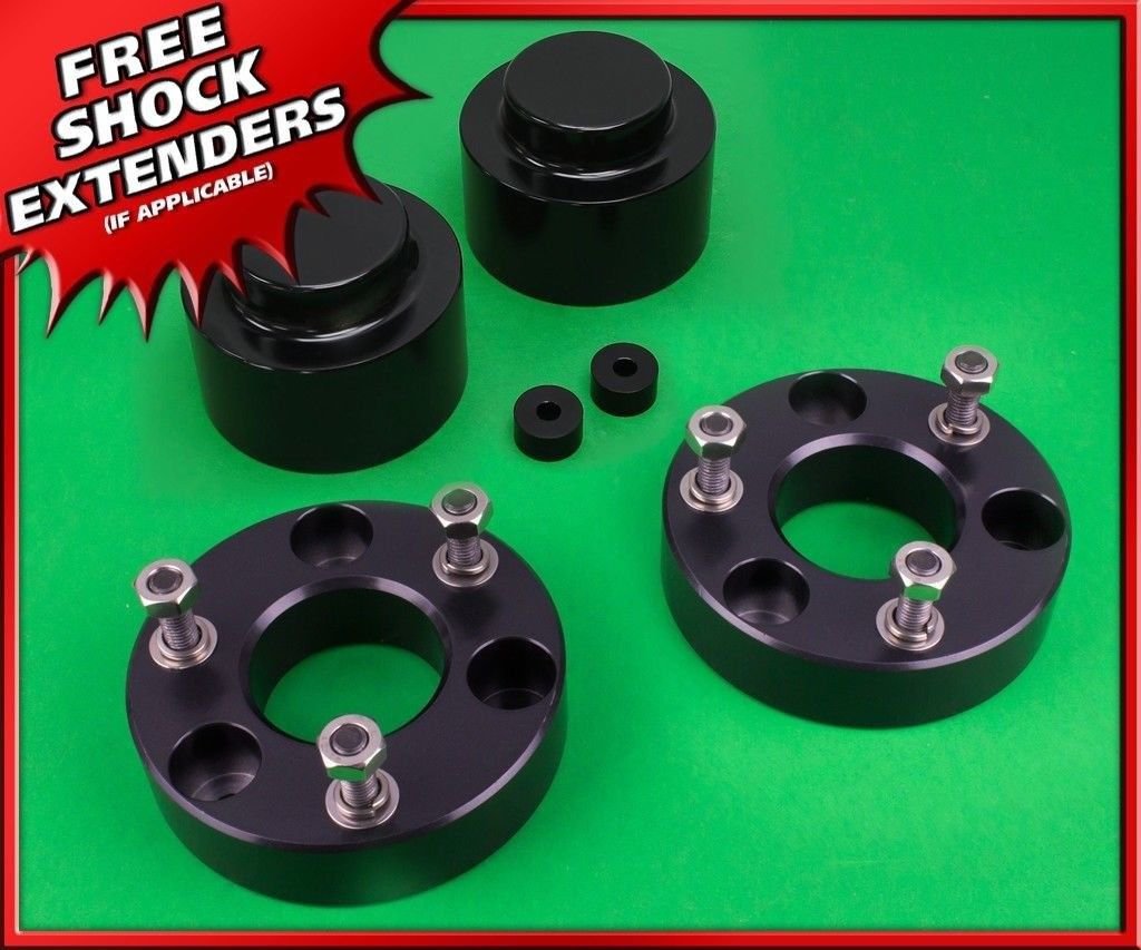 09-18 Dodge Ram 1500 Billet 3.5" Front + 2" Rear Leveling Lift Black Kit 4WD 4x4