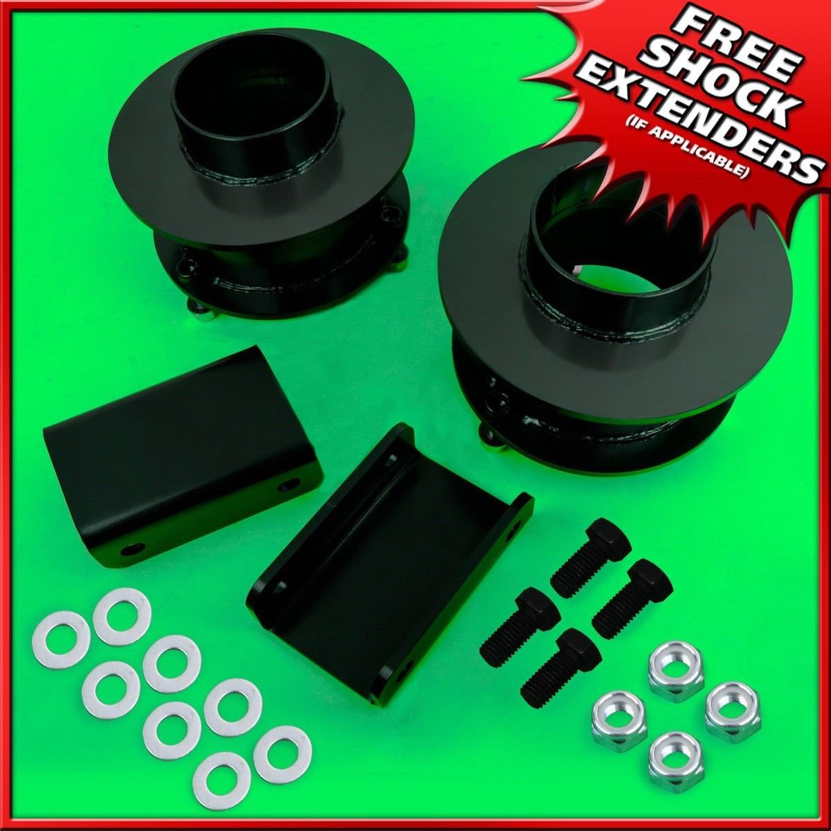 94-01 Dodge Ram 1500 4x4 4WD 2" Front Steel Leveling Lift Kit w/ Sway Bar