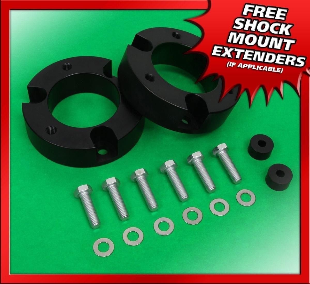 Black Aluminum 3" Front Leveling Lift Kit For 2005-2019 Toyota Tacoma 4x2 4x4