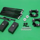 For 05-20 Toyota Tacoma 3" Fr + 1" Rr Blocks Lift Kit 4wd 6-Lug w/ Diff Drop