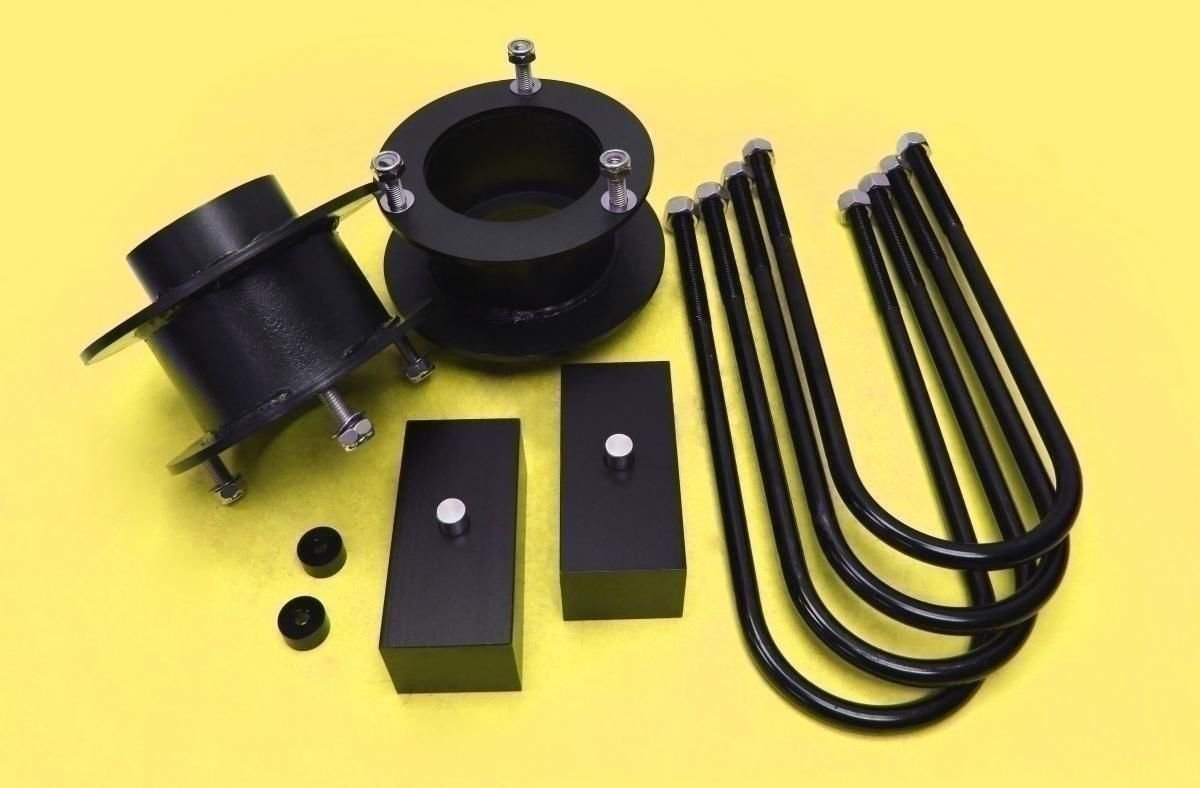 3.5&acirc;��F Steel Spacer + 1"R Blocks Lift Kit 94-02 Dodge Ram 2500 3500 4x4 Overloads