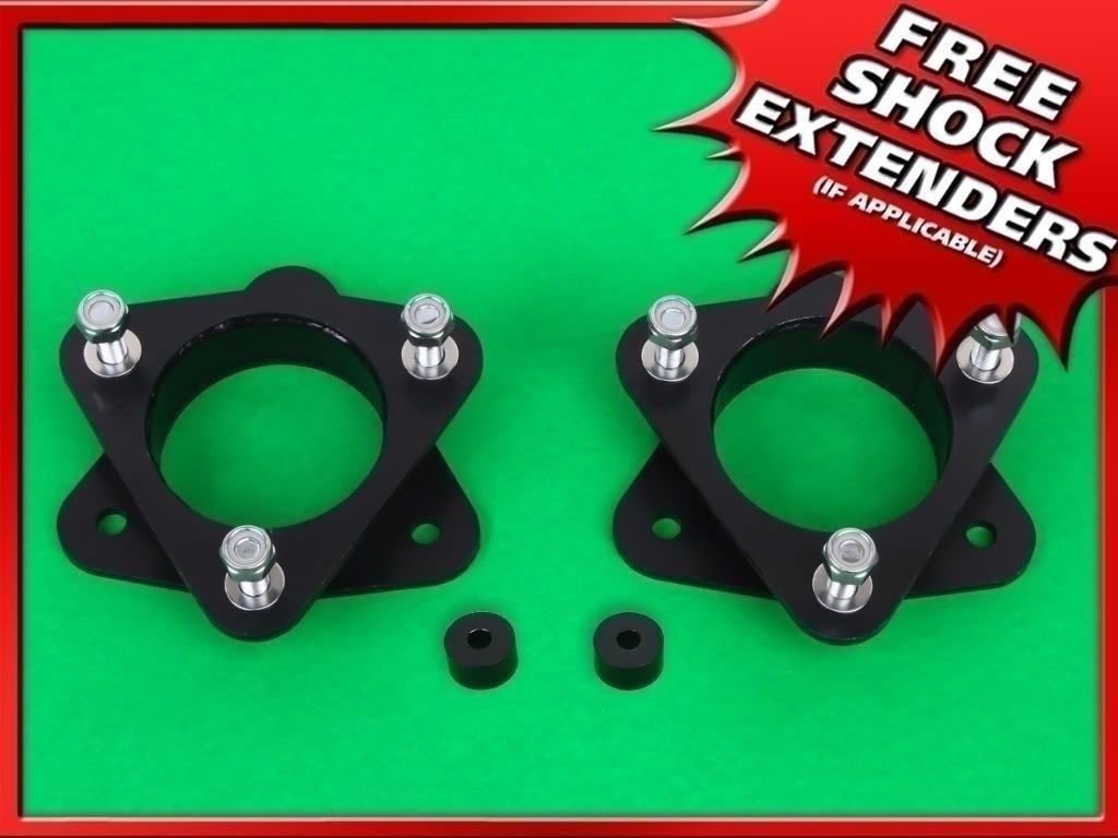 2" Front Strut Spacers Steel Level Lift Kit for 2011-2018 Ram 1500 4X4 4WD