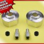 2" Billet Silver Spacers Lift Kit w/ 5/8" Studs for 1981-1996 Ford F-150 4WD 4x4