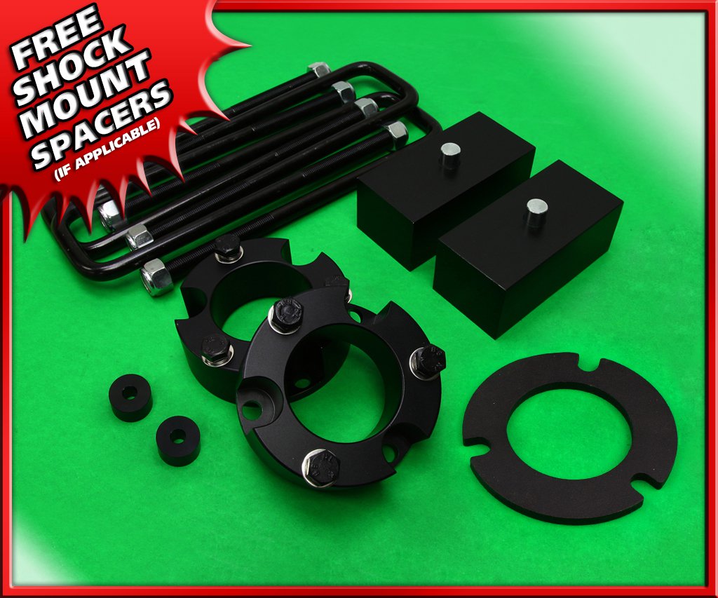 Fits 05-21 Tacoma 3" Front + 2" Rear Leveling Lift Kit With Lean Fixer