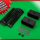 Fits 95-04 Toyota Tacoma 2" Rear Level Lift Kit Steel Blocks + U-bolts 2WD 4WD
