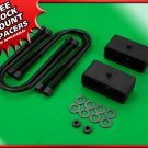 1983-2012 Ford Ranger Rear Leveling Lift Kit 2" Steel Blocks + U-Bolts 2WD 4WD