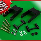 2 Inch Rear Shackle + Shock Extender Brackets Fits 2006-2010 Hummer H3 4X4