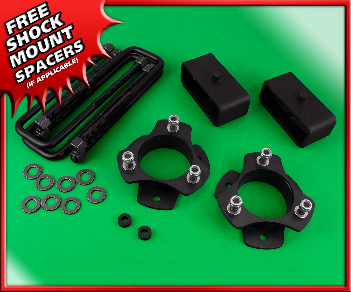 3" Front + 2" Rear Complete STEEL Lift Kit for 05-20 Toyota Tacoma 6-Lug 2WD 4WD