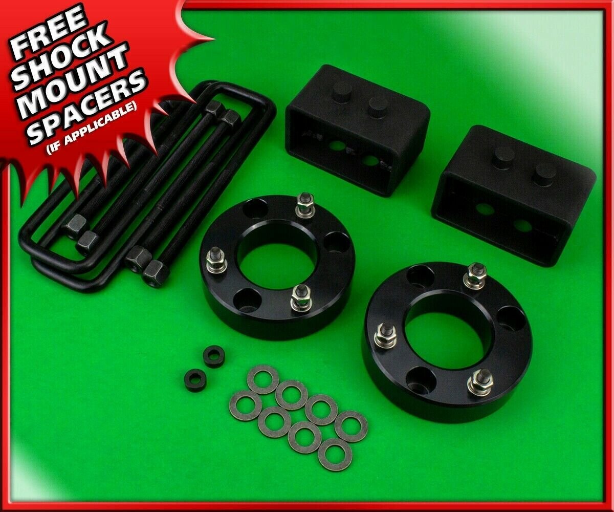 3.5" Front + 3" Rear Full Leveling Kit for 04-08 Ford F-150 2WD 4WD Black Kit