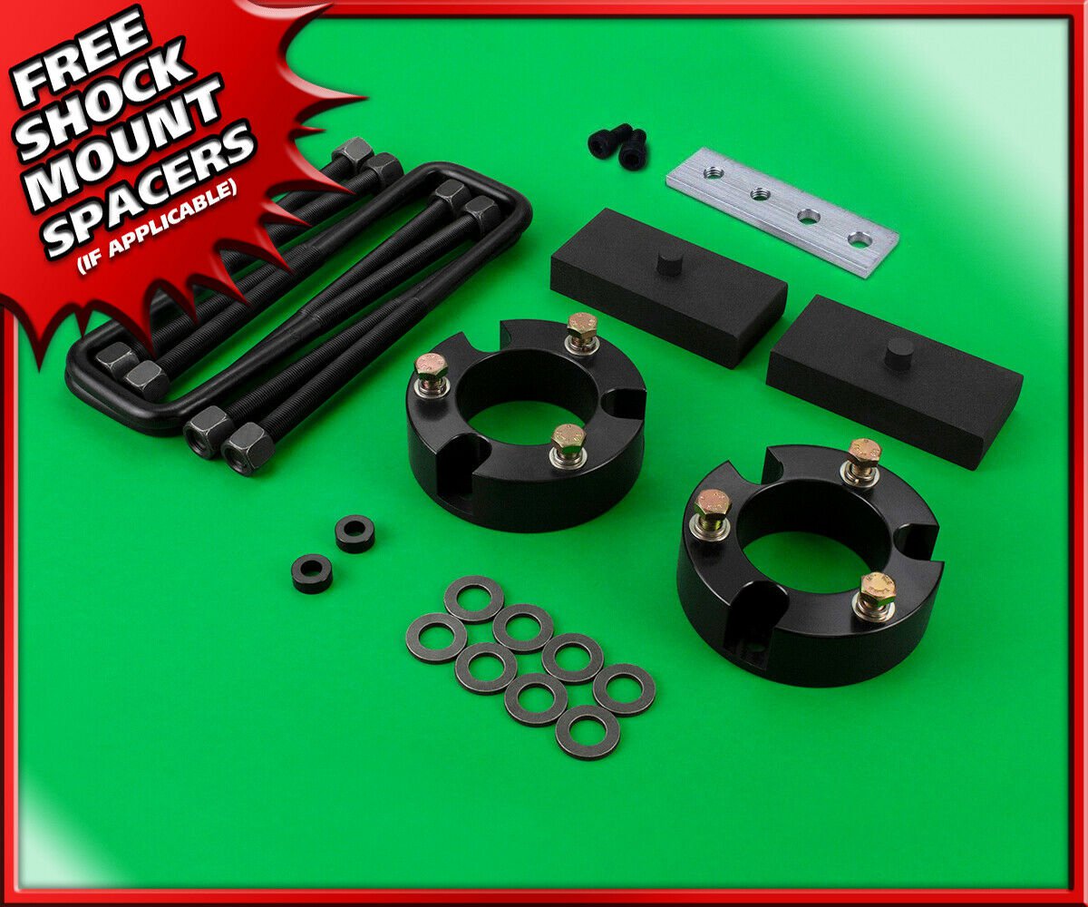 3" Front + 1" Steel Rear Leveling Lift Kit for 99-06 Toyota Tundra 2WD 4WD Black