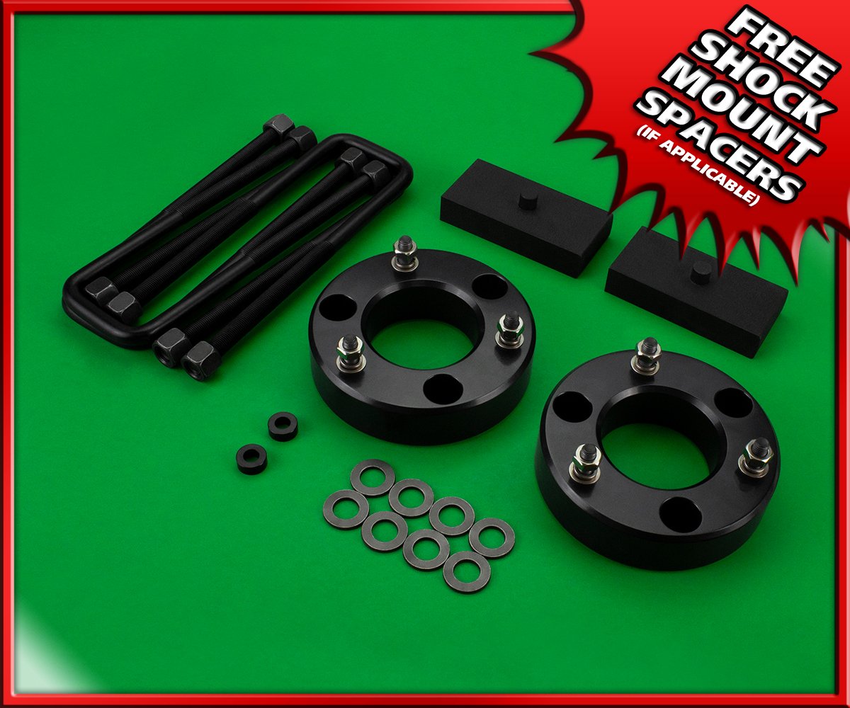 2.5" Front + 1" Rear Level Lift Kit Black For 04-19 Nissan Titan 4X2 4X4
