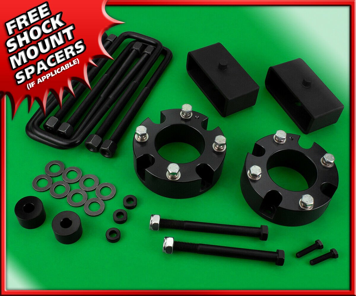 Full 2" Fr + Rr Lift Kit For 07-21 Toyota Tundra + Diff Drop