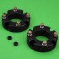 Full 2" F + R Steel Blocks Black Lift Kit for 07-21 Toyota Tundra 4WD +Diff Drop