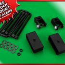 07-19 Silverado Sierra 1500 6-Lug 2" Rear Steel Blocks Lift Kit +Shock Extenders