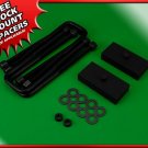 Rear Lift Kit 1" Steel Blocks + U-Bolts For 88-99 Chevrolet K1500 K2500 K3500