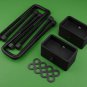 Rear Lift Kit 3" Blocks w/ U Bolts 2002-2013 Dodge Ram 1500 2500 3500 4WD