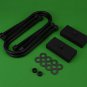 Rear Lift Kit 1" Steel Blocks w/ U-Bolts 81-03 Ford F150 + 04 Heritage 4WD 2WD