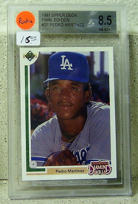 1991 Upper Deck Final Edition #2F Pedro Martinez RC GRADED