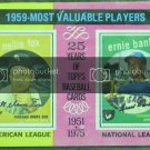 1975 Topps #197 Nellie Fox/Ernie Banks MVP