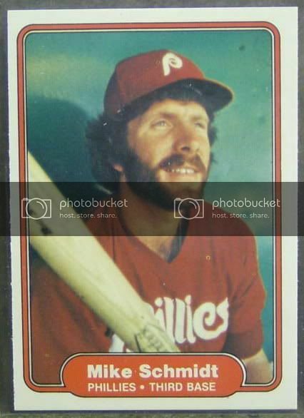 1982 Fleer #258 Mike Schmidt