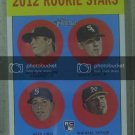 2012 Topps Heritage #253 Drew Pomeranz RC/Addison Reed RC/Alex Liddi RC/Michael