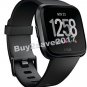 FitBit Versa Tracker/Smart Watch BLACK Small Large Bands  FB504GMBK BRAND NEW
