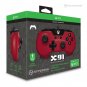 Hyperkin X91 90s-Style Controller for Xbox One and Windows 10 - Red