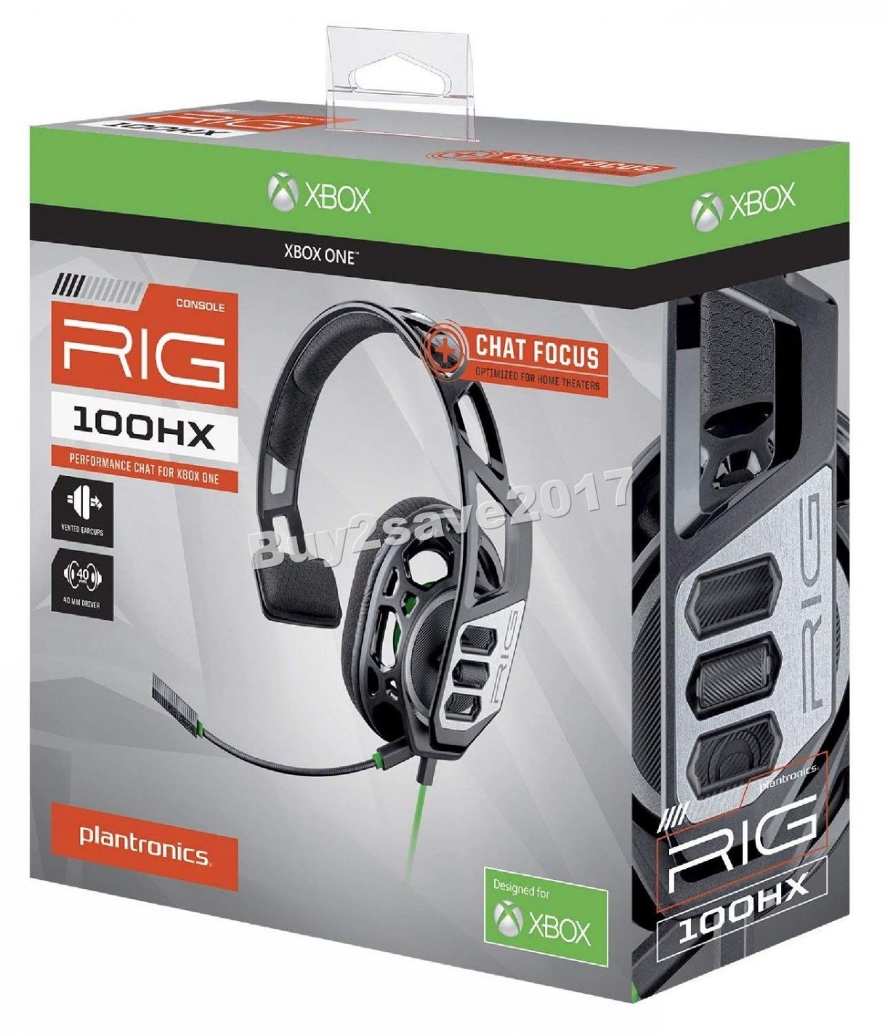 Plantronics Gaming Headset, RIG 100HX Gaming Headset for Xbox One ...