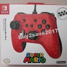 Super Mario Red Plus Wired Nintendo Switch Pro Controller (POWERA) *Brand New*