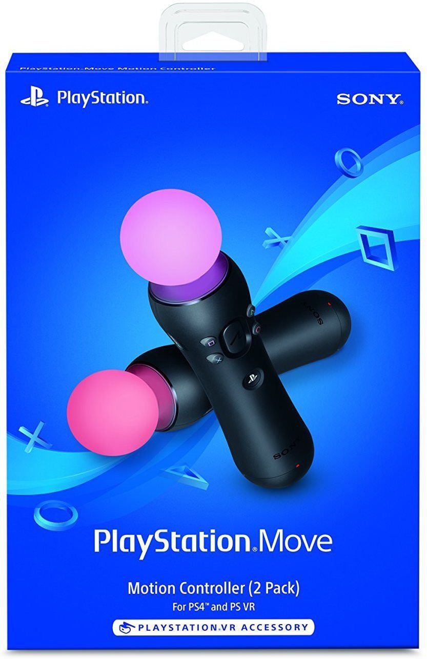 Sony PlayStation Move Motion Controllers PS4 VR Two Pack *Brand New