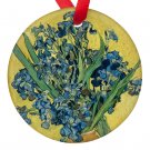 Vincent Van Gogh Art Irises Porcelain Ornaments