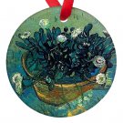 Vincent Van Gogh Art Irises Porcelain Ornaments