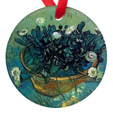 Vincent Van Gogh Art Irises Porcelain Ornaments
