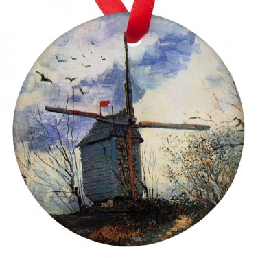 Vincent Van Gogh Art Windmill Porcelain Ornaments