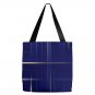 Blue and Gold  Plaid Tote  18 x 18"  Tote Bag
